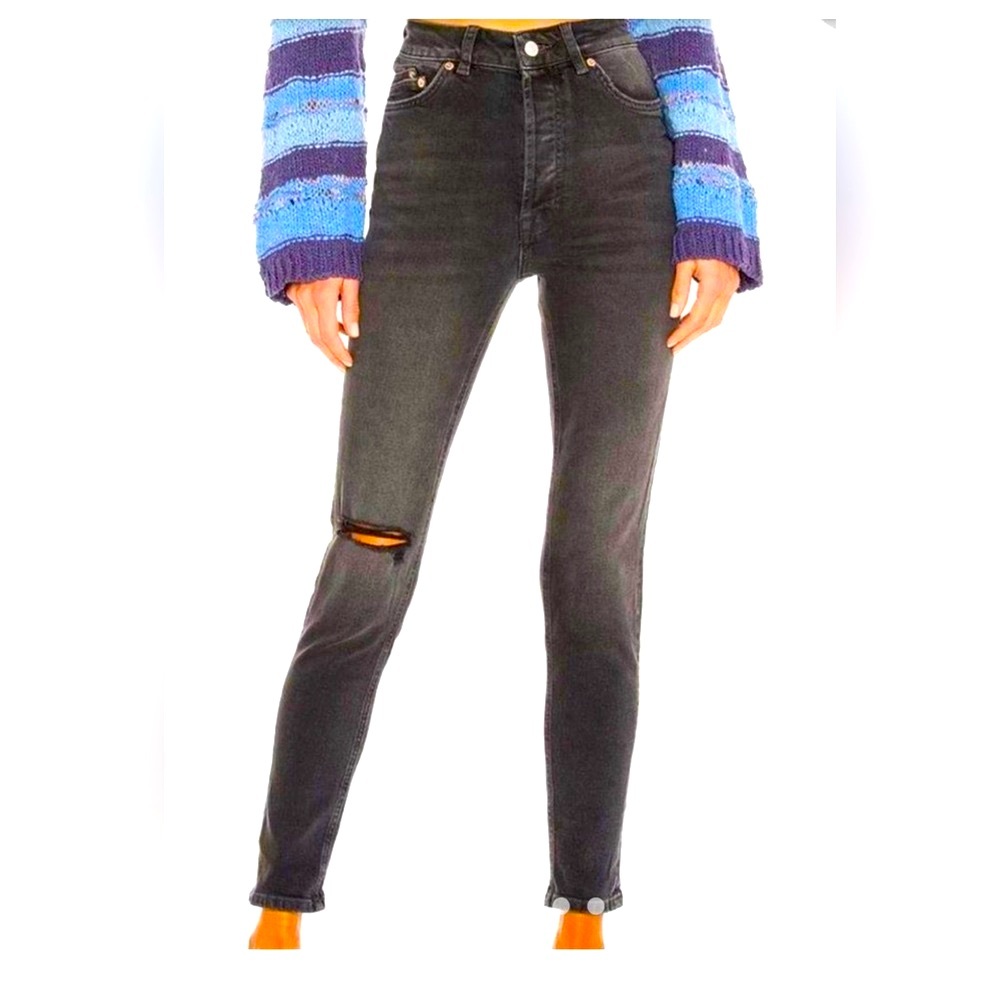 Free People We The Free Zuri Size 26 Mom Jeans Dusty Roads